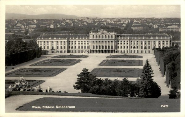Wien, Schloss Schönnbrunn Vorderseite