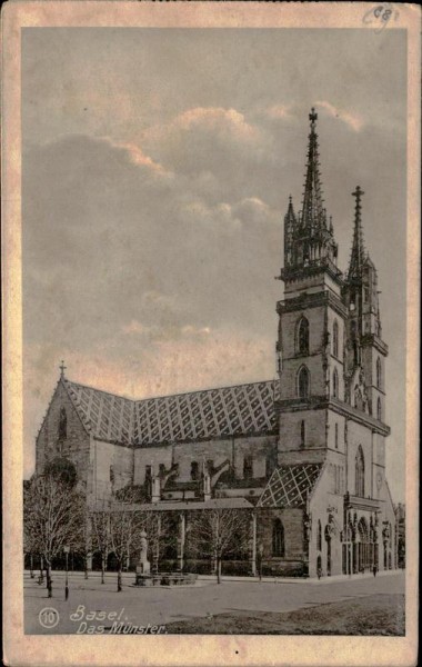 Basel/Das Münster Vorderseite