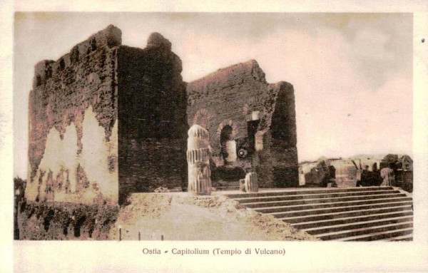 Kapitol in Ostia Vorderseite