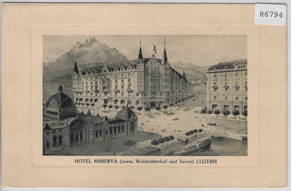 Luzern - Hotel Minerva (vorm. Waldstätterhof und Savoy)
