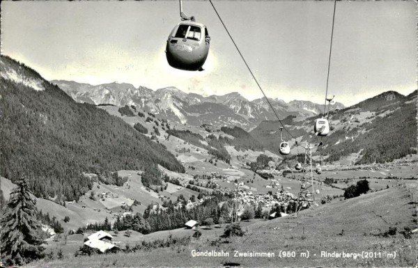 Gondelbahn Zweisimmen Vorderseite
