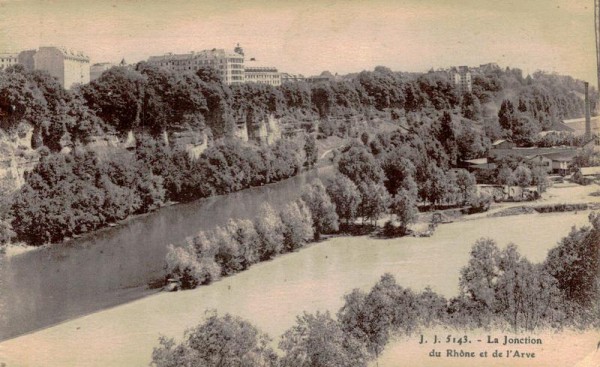 La Jonction du Rhone et de l'Arve Vorderseite