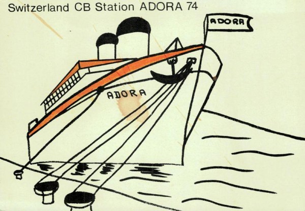 Switzerland CB Station ADORA 74 Vorderseite