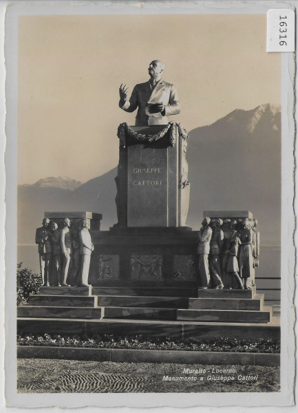 Muralto-Locarno - Monumento a Guiseppe Cattori