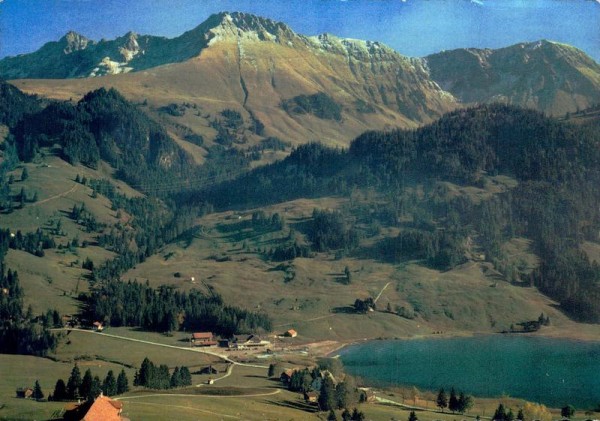 Schwarzsee - Lac Noir. Schwarze Fluh - Kaiseregg - Teuschlismad Vorderseite