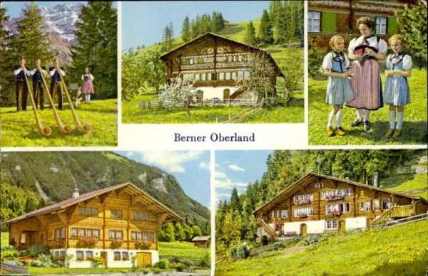 Häuser und Trachten, Chalets - Costumes