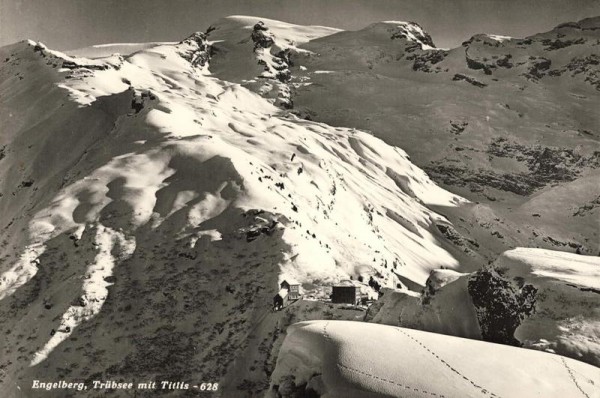 Engelberg. Trübsee mit Titlis Vorderseite