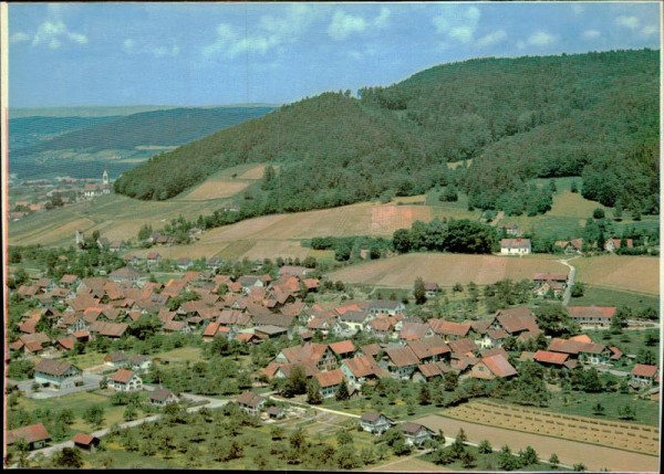 Oberstammheim, Flugaufnahme Vorderseite