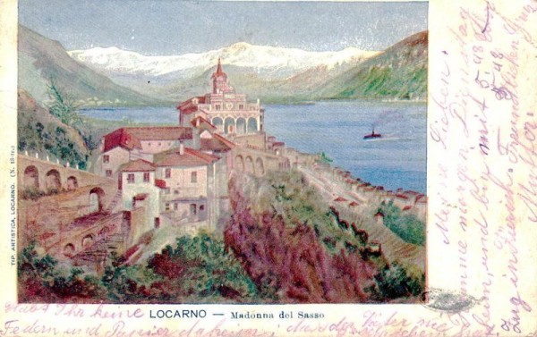 Locarno. Madonna del Sasso Vorderseite