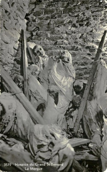 Hospice du Grand St. Bernard, la Morgue Vorderseite
