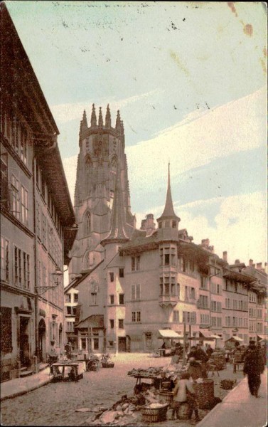 Cathédrale Saint-Nicolas de Fribourg Vorderseite