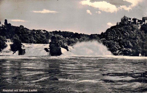 Rheinfall mit Schloss Laufen Vorderseite