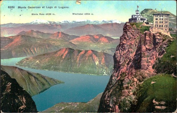Monte Generoso (1701 m) et Lago di Lugano Vorderseite