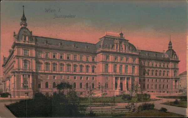 Wien/Justizpalast Vorderseite