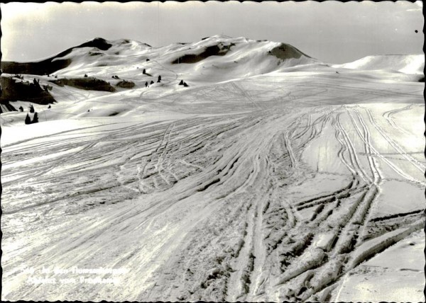 In den Flumserbergen Abfahrt vom Prodkamm Vorderseite