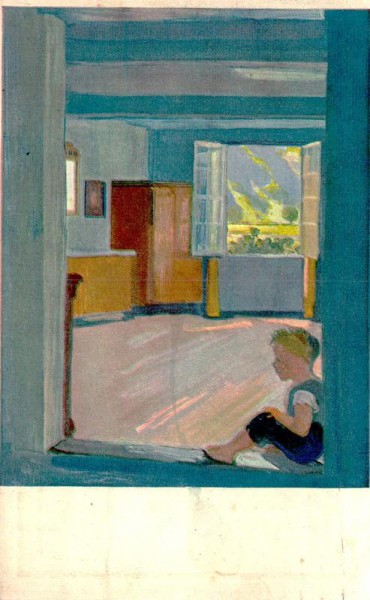 Albert Welti: Der Bub in der Türe Vorderseite