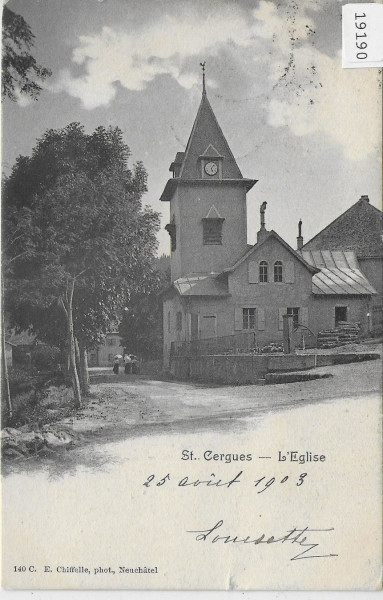St. Cergues - L'Eglise - animee