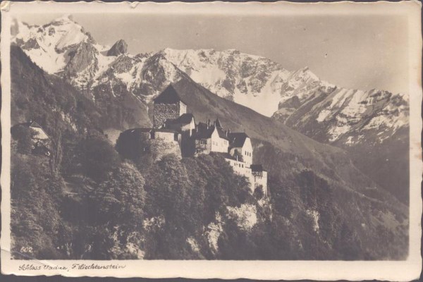 Schloss Vaduz, Liechtenstein Vorderseite