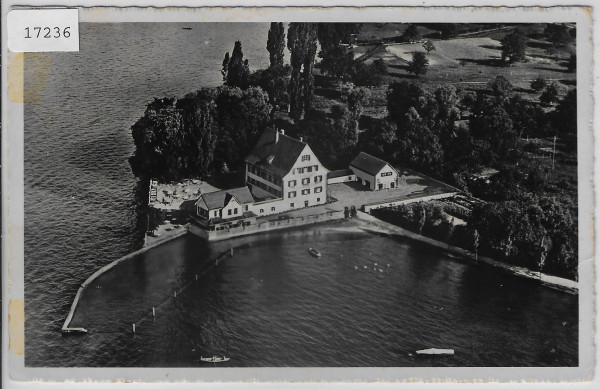 Strandhotel Schlössli Bottighofen bei Kreuzlingen - Flugaufnahme O. Wyrsch