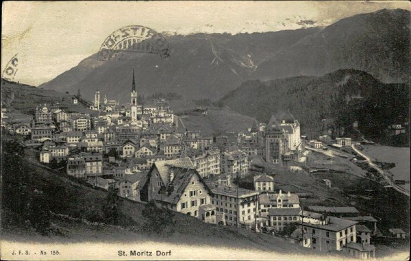 St. Moritz Dorf Vorderseite