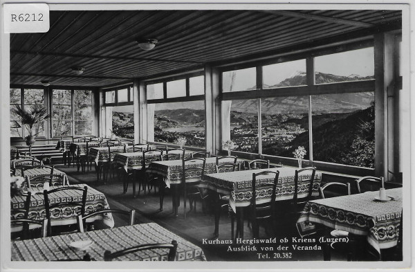 Kurhaus Hergiswald ob Kriens - Ausblick von der Veranda