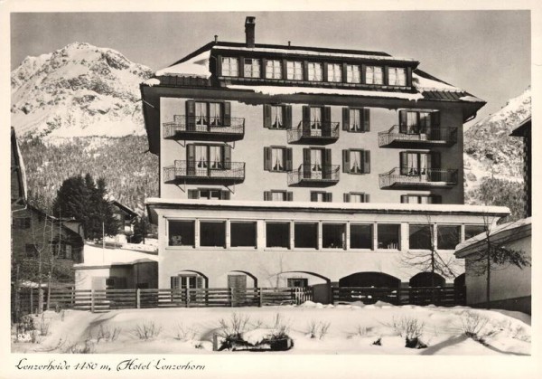 Lenzerheide, Hotel Lenzerhorn Vorderseite