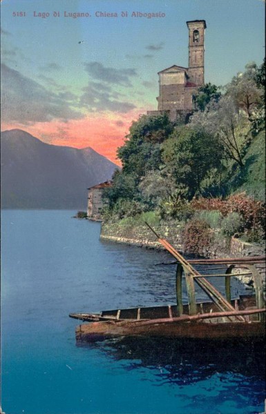 Lago di Lugano, Chiesa di Albogasio Vorderseite