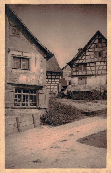 Frühling und Sommer. Alte Häuser. Photostudien Hausamann  Vorderseite