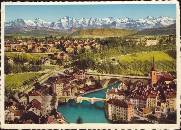 Obstbergquartier und Nydeckbrücken, Bern Vorderseite