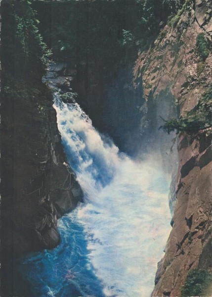 Die Rofflaschlucht mit Felsengalerie bei Andeer Vorderseite