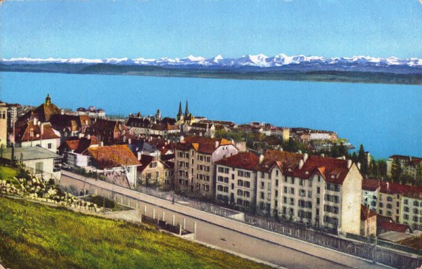 Neuchâtel et les Alpes