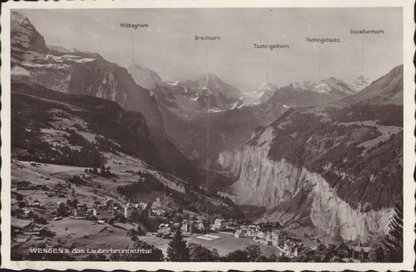 Wengen und das Lauterbrunnental