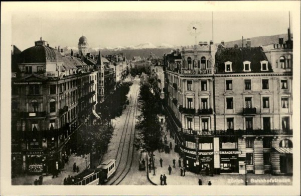 Zürich - Bahnhofstrasse Vorderseite
