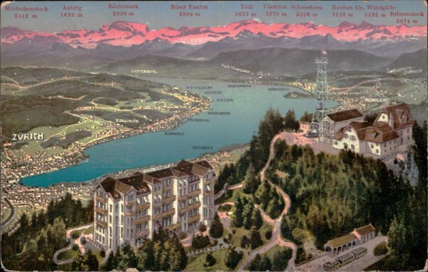 Zürichberg Vorderseite