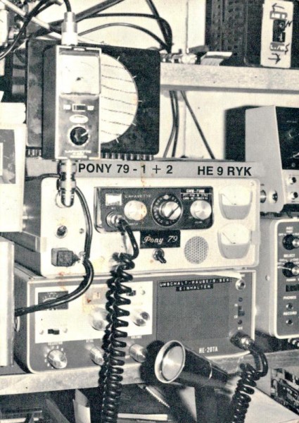 QSL- Karte, Pony 79-1+2, Villnachern Vorderseite