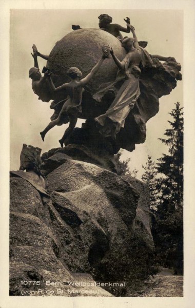 Bern - Weltpostdenkmal Vorderseite