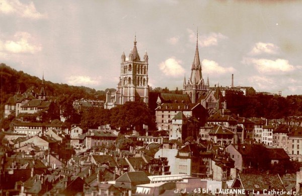 La Cathédrale, Lausanne Vorderseite