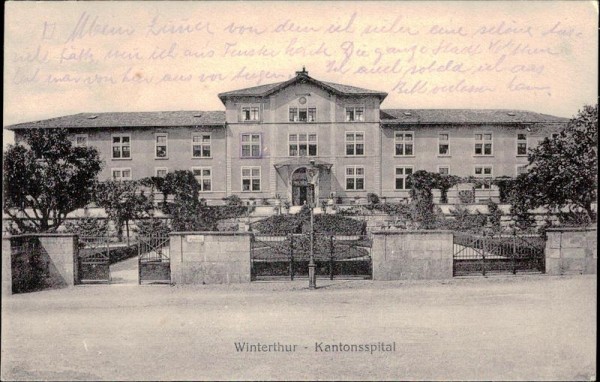Winterthur - Kantonsspital Vorderseite