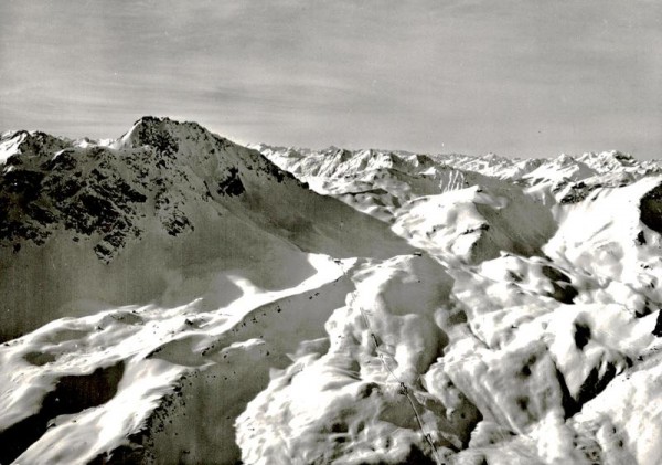 Hörnligebiet mit Blick gegen Bündner Oberland, Arosa Vorderseite