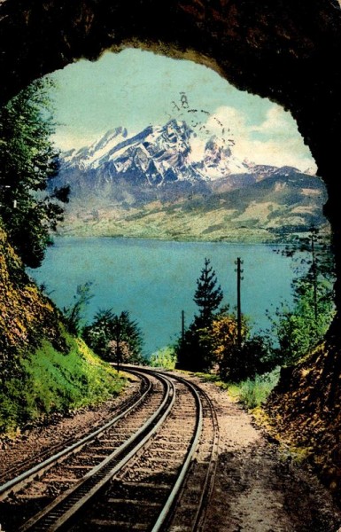 eventuell Bergbahn Treib-Seelisberg um1908 Vorderseite