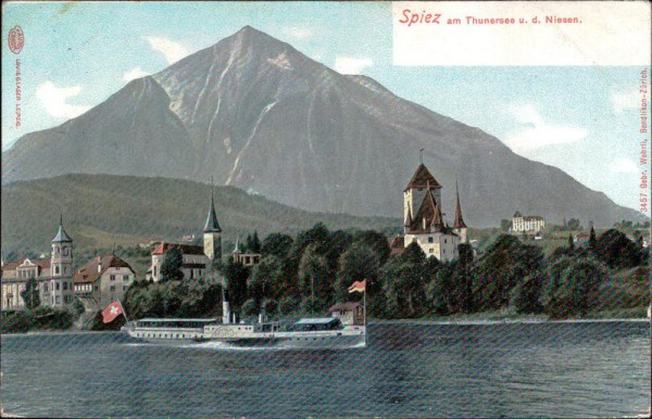 Spiez am Thunersee und die Niesen Vorderseite