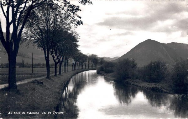 Au bord de l'Areuse. Val de Travers. 1944 Vorderseite