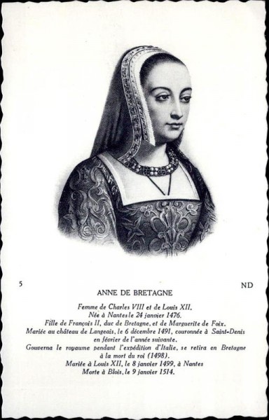 Anne de Bretagne ND Vorderseite