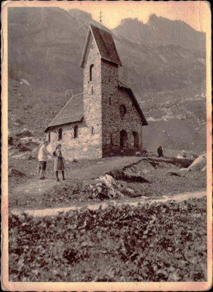 Bergkirche auf Leglisalp Vorderseite