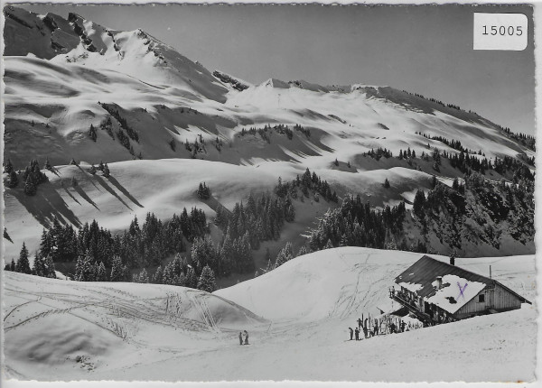 Skihaus Tannenbühl des Skiclub Luzern mit Brisenabfahrt - Klewenalp