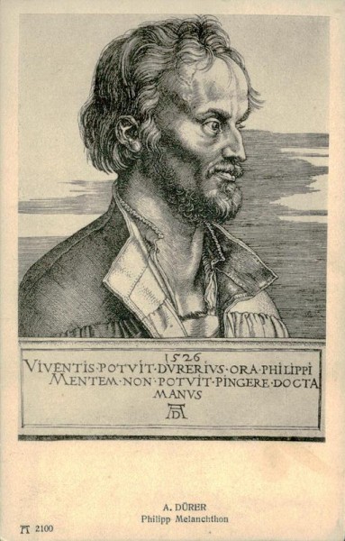 A.Dürer, Philipp Melanchthon Vorderseite