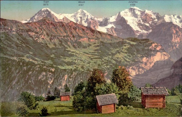 Eiger, Mönch und Jungfrau Vorderseite