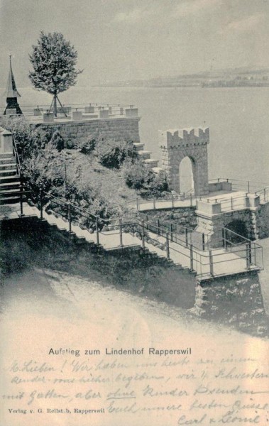 Aufstieg zum Lindenhof, Rapperswil Vorderseite