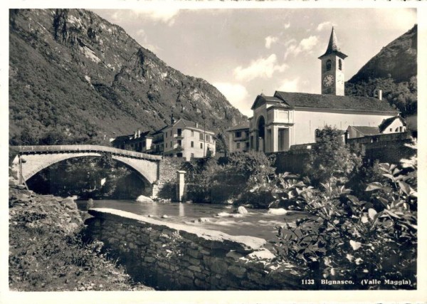 Bignasco, Valle Maggia Vorderseite