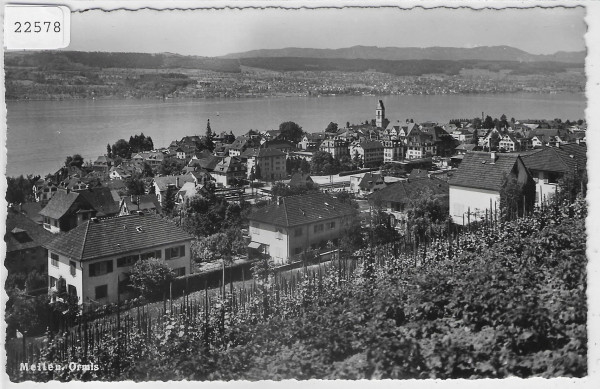 Meilen - Generalansicht mit Bahnhof